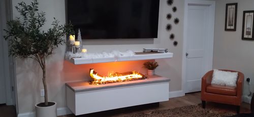 Customer photo review of AFireWater® Prestige Pro 40'' Built-In Electric Fireplace Insert