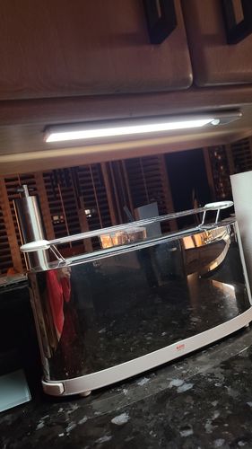 Customer photo review of EZVALO Wireless Motion Sensor Night Light - 11.8" Aluminum