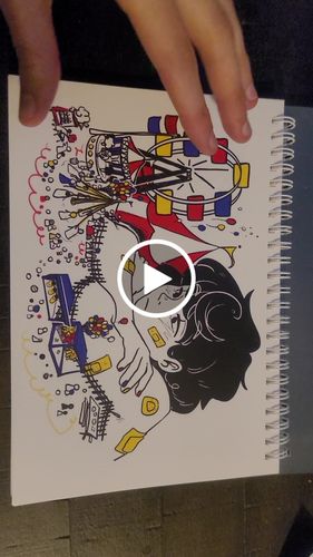 Customer video review of Circus Daydream Reusable Sticker Book