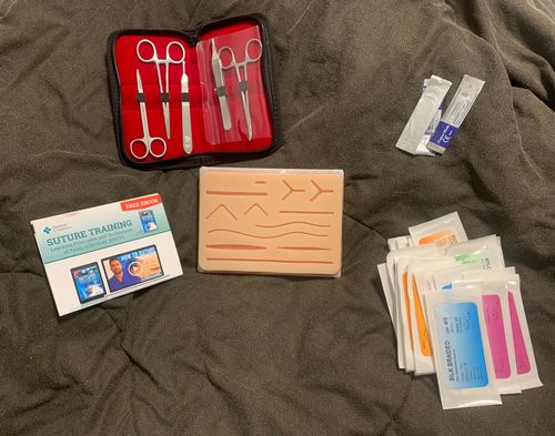 Customer photo review of Suture Practice Kit