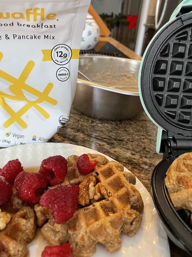 Customer photo review of Homestyle Waffle & Pancake Mix - Original
