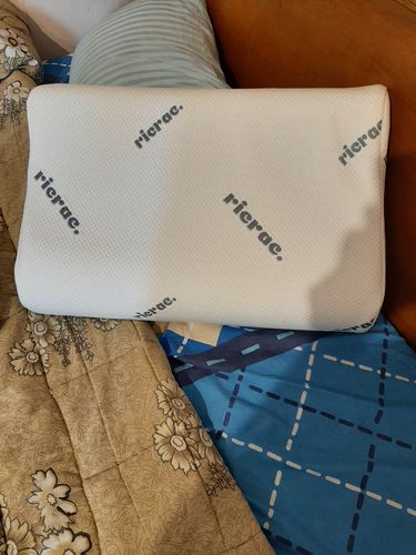 Customer photo review of Wavy Memory Foam Pillow