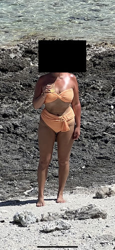 Customer photo review of Dean Bottom-Peach Pleat