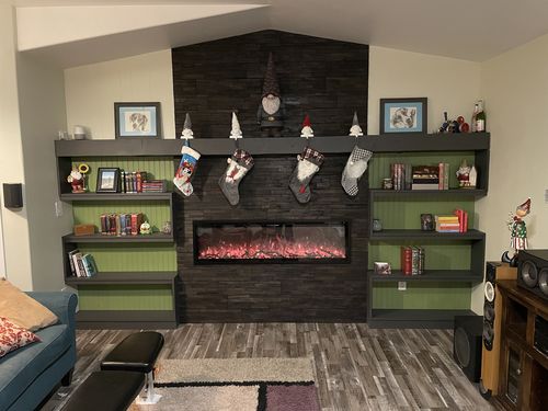 Customer photo review of Modern Flames Spectrum Slimline 60'' Wall Mount / Recessed Linear Electric Fireplace