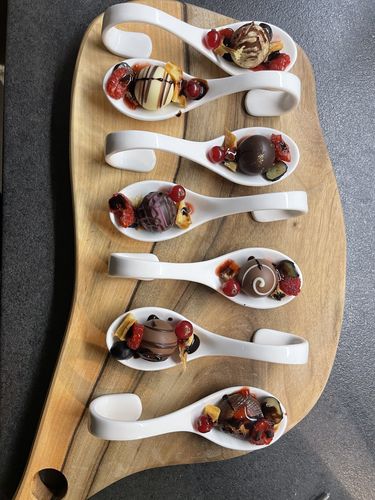 Customer photo review of The Taste Amuse Gueule Löffel - Porzellan - weiss (4er Set)