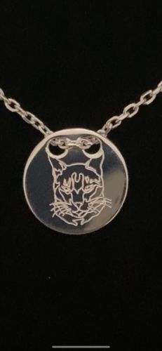 Customer photo review of Custom Love Necklace