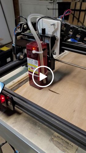 Customer video review of Ortur LU2-4 SF Laser Module 24V/2A for Laser Master 2 Pro