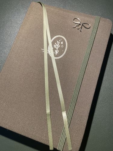 Customer photo review of Tsuki ‘Mori’ Limited Edition Bullet Journal ☾