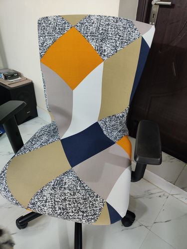 Customer photo review of Magic Universal Chair Cover