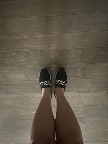 Customer photo review of Softwaves CADIE Black Slip-on Platform Sneaker