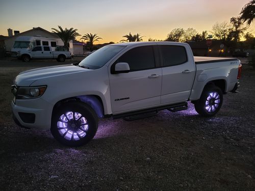 Customer photo review of Premium RGB+W Wheel Lights