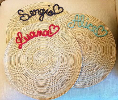 Tania F. review of Tovaglietta Americana Personalizzata con Nome image 1 out of 1