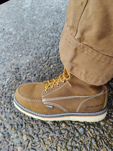 Customer photo review of 6 Inch Moc Toe Boot