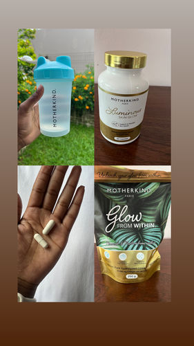 Customer photo review of Glow from Within Collagen Starter Kit