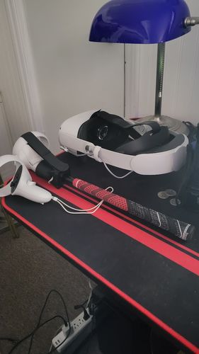 Customer photo review of DriVR - VR Golf Club Handle Accessory - Rift S, Meta Quest / Quest 2