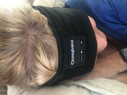 Customer photo review of CozyBand Wireless Headphones