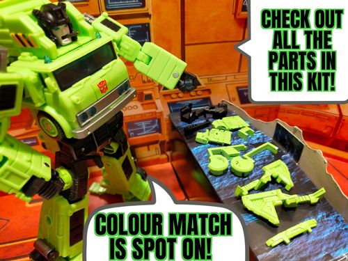 Customer photo review of 【Incoming】Go Better Studio GX-06C GX06C Uptrade Kit for Legacy Velocitron Road Hauler ( Upgrade Kit+ Gap Fillers)