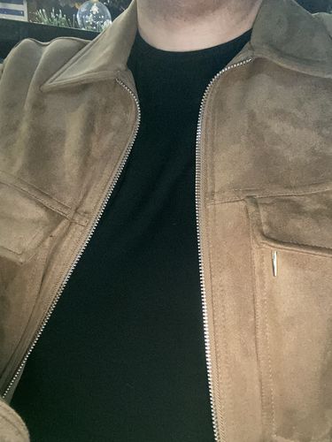 Customer photo review of Playera de Bambú Manga Larga Hombre