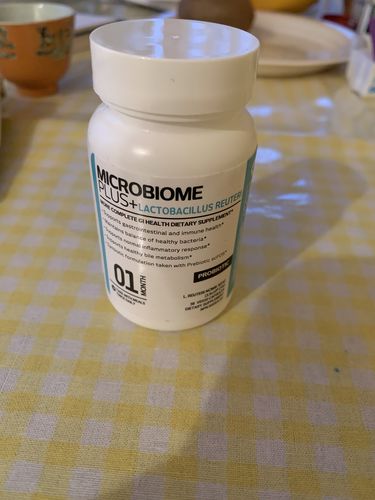 Customer photo review of Lactobacillus Reuteri NCIMB 30242 | Microbiome Plus+