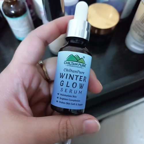 Customer photo review of Winter Glow Serum – Formulated With Multivitamins, Makes Skin Super Soft, & Supple