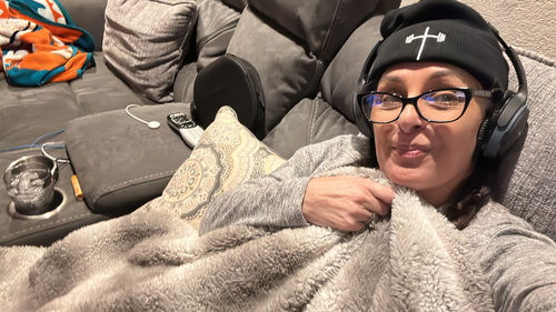 Customer photo review of HolStrength Beanie