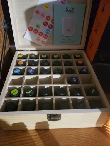 Customer photo review of Wooden Box + 36 Miscellaneous Essential Oils