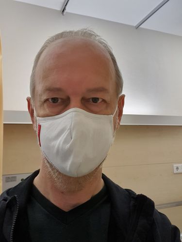 Kundenbewertung mit Foto zu FFP2 Nanomask PRO - CE-zertifiziert, wiederverwendbar und individuell anpassbar (Stückpreis ab 5,95€)