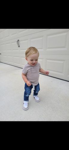 Customer photo review of Distressed Denim