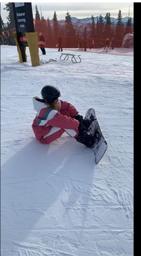 Customer photo review of Women's Snowboard Ski Suits Anorak Insulated Jacket and Pants