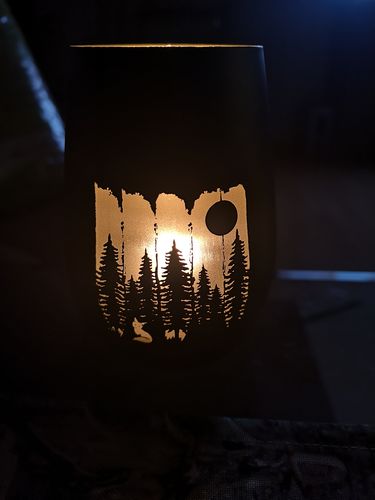 Customer photo review of Windlicht Fuchs Im Wald