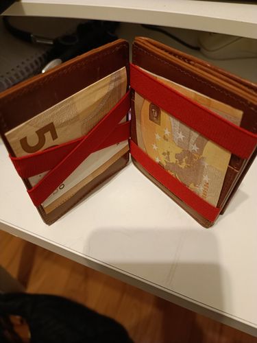 Customer photo review of Flap Boy - Magic Wallet with Coin Pocket