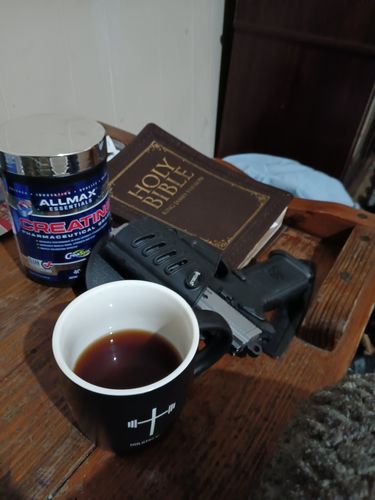 Customer photo review of HolStrength Coffee Mug