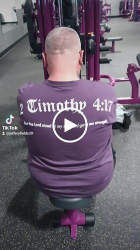 Customer video review of 2 Timothy 4:17 Oversized Tee - Purple