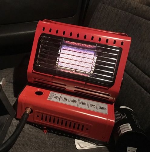 Customer photo review of Portable Gas Heater