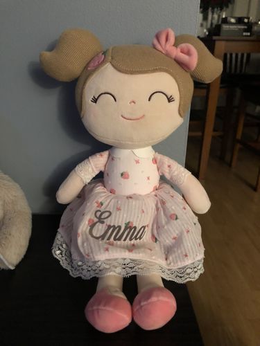 Customer photo review of Leyadoll Soft Plush Personalized Leya Doll, My First Baby Doll