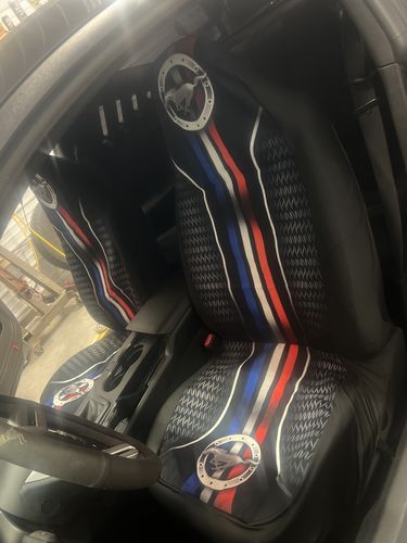 Customer photo review of Mustang Seat Covers 144627