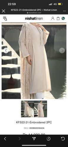 Customer photo review of KFS22-21-Embroidered 2PC