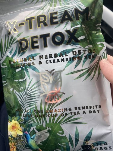 Customer photo review of X-TREAM DETOX TEA 1 BAG 30 DAY SUPPLY ( STRONGER VERSION )