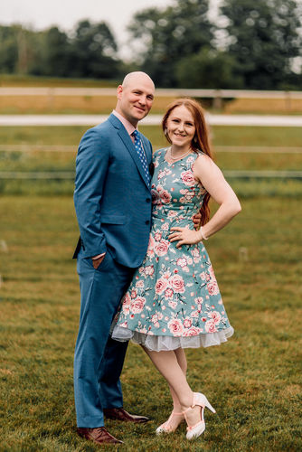 Customer photo review of 1950s Floral Sleeveless Swing Dress