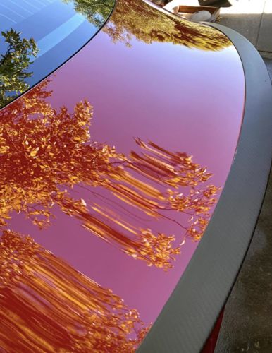 Customer photo review of Genuine Carbon Fiber Performance Spoiler for Tesla Model Y 2020-21