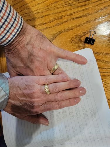 Lois S. review of Black Hills Gold His & Hers Diamond Foliage Wedding Ring Set II image 1 out of 1