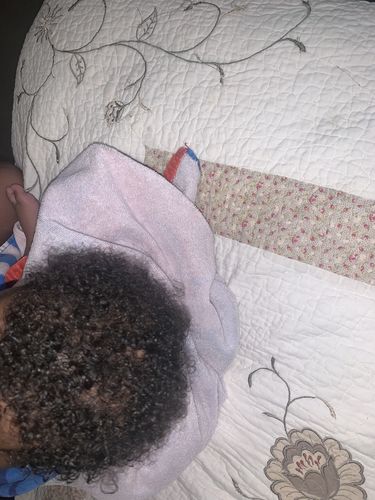 Customer photo review of MoistureFuse Butter Cream Kid's Hair moisturizer