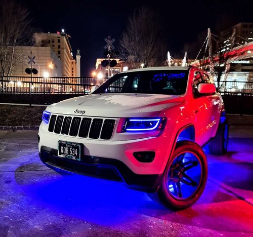 Customer photo review of Premium RGB+W Wheel Lights