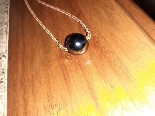 Customer photo review of Bille protectrice contre la magie noire - Amulette Thai Look Sakot en mekkapat.