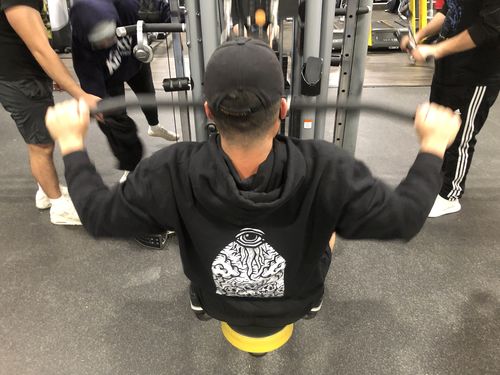 Customer photo review of Gate of Hell Hoodie