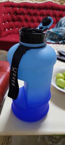 Customer photo review of Emperor Blue Flip Cap 1.5L Oversized Bottle