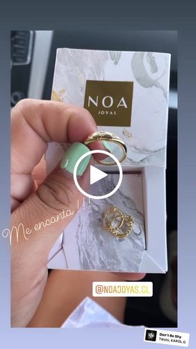 Customer video review of ANILLO BAÑO DE ORO JUDY