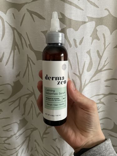 Customer photo review of Calming Seborrheic Serum