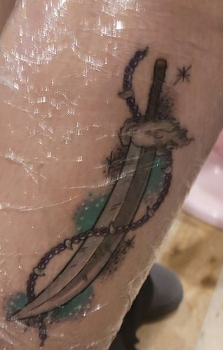 Customer photo review of Signature Tattoo Numbing Cream