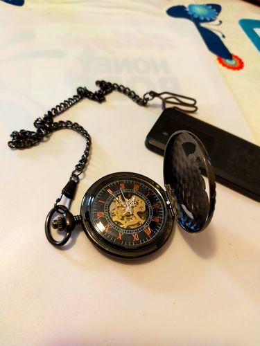 Customer photo review of Montre à Gousset Mécanique Train